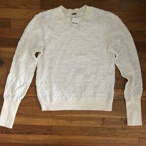 Free People White Sweater